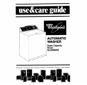 Manual Whirlpool GLA5580XS Washing Machine