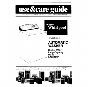 Manual Whirlpool LA3300XP Washing Machine