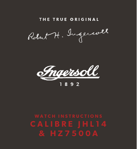 Manual Ingersoll I08901 Watch