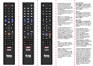 Manual TM Electron TMURC503 Comando remoto