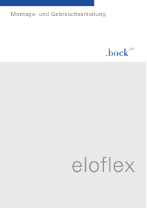 Bedienungsanleitung Bock Eloflex Krankenbett