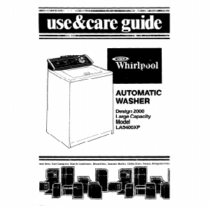 Handleiding Whirlpool LA5400XP Wasmachine