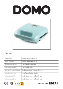 Manual Domo DO1105C Contact Grill