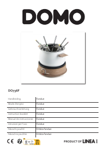 Bedienungsanleitung Domo DO736F Fondue