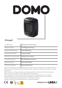 Manuale Domo DO7329H Termoventilatore