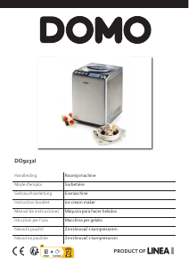 Manuale Domo DO9232I Macchina del gelato