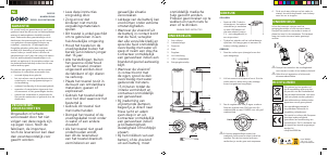 Bedienungsanleitung Domo DO3102 Pfeffer- und Salzmühle