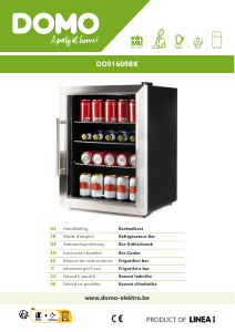Mode d’emploi Domo DO91609BK Réfrigérateur