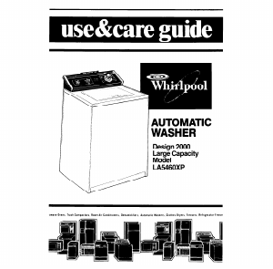 Manual Whirlpool LA5460XP Washing Machine