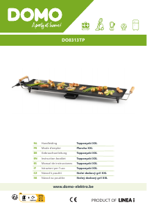 Bedienungsanleitung Domo DO8313TP Tischgrill