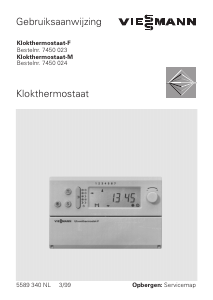 Handleiding Viessmann F Thermostaat