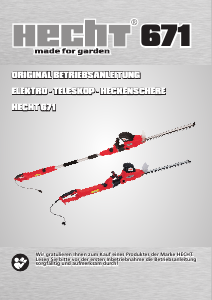 Bedienungsanleitung Hecht 671 Heckenschere