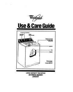 Manual Whirlpool LA5525XT Washing Machine