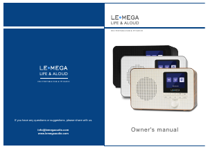 Handleiding LEMEGA DR3 Radio