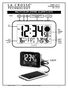 Handleiding La Crosse C89201 Wekker