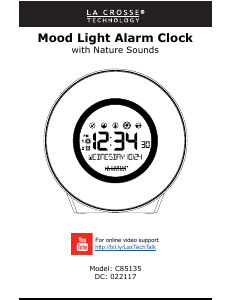Manual La Crosse C85135 Wake-up Light