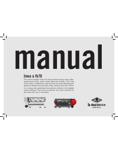 Bedienungsanleitung La Marzocco fb70 Espressomaschine