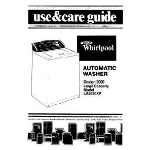 Manual Whirlpool LA5530XP Washing Machine