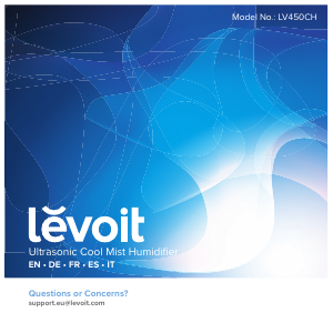 Manual de uso Levoit LV450CH Humidificador