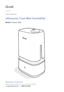 Manual Levoit Classic 200 Humidifier
