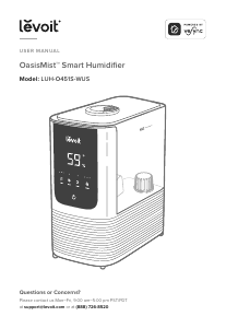 Handleiding Levoit LUH-0451S-WUS OasisMist Luchtbevochtiger