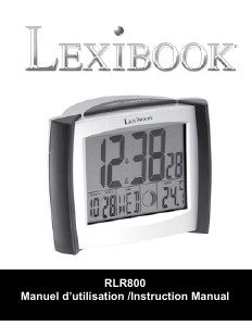 Handleiding Lexibook RLR800 Wekker