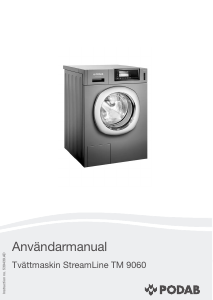 Bruksanvisning PODAB StreamLine TM 9060 Tvättmaskin