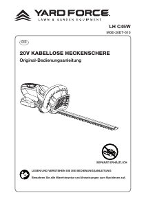 Bedienungsanleitung Yard Force LH C45AW Heckenschere