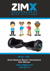 Handleiding ZimX HB2 Hoverboard