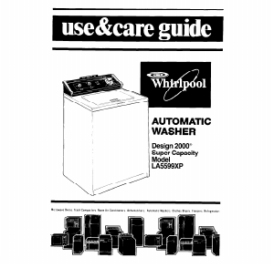 Manual Whirlpool LA5599XP Washing Machine