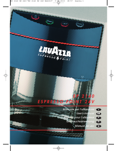 Manual de uso Lavazza EP 2140 Espresso Point Máquina de café espresso