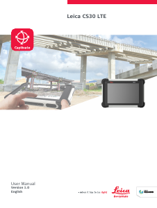 Handleiding Leica CS30 LTE Tablet