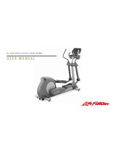 Handleiding Life Fitness X9 Crosstrainer