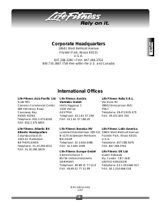 Handleiding Life Fitness 9500HR Lifecycle Hometrainer