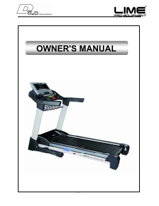 Handleiding Lime Pro-Equipment D 11.0 Performance Loopband