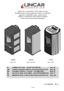 Manual Lincar Stella 730 ECO Pellet Burner