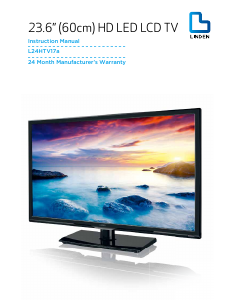 Handleiding Linden L24HTV17a LCD televisie