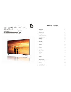 Manual Linden L55UTV17b LCD Television
