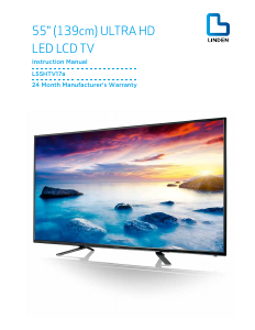 Handleiding Linden L55HTV17a LCD televisie