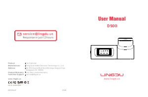 Handleiding Lingdu D500 Actiecamera