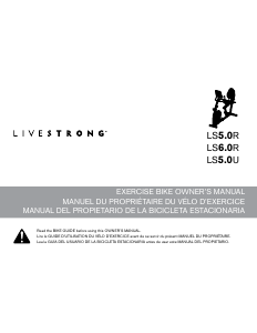 Manual Livestrong LS5.0R Exercise Bike