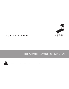 Handleiding Livestrong LS 7.9T Loopband