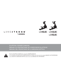 Handleiding Livestrong LS 15.0E Loopband