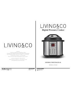 Handleiding Living & Co LPC6SS Snelkookpan