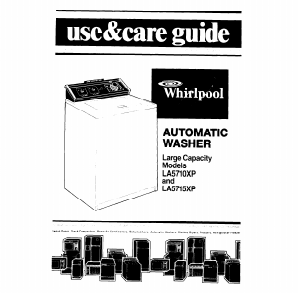 Manual Whirlpool LA5710XP Washing Machine