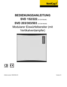 Bedienungsanleitung NordCap SVD 203 Eiswürfelbereiter