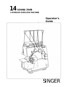 Handleiding Singer 14U344B Naaimachine
