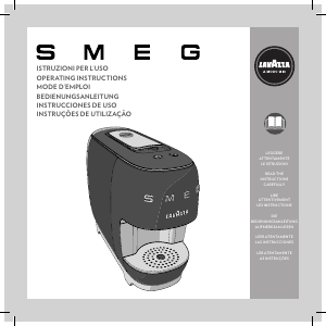 Manual Smeg 18000454 Lavazza Máquina de café