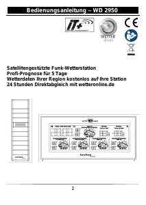 Bedienungsanleitung Technoline WD 2950 Wetterstation
