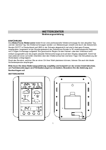 Bedienungsanleitung Technoline WM 5412 Wetterstation